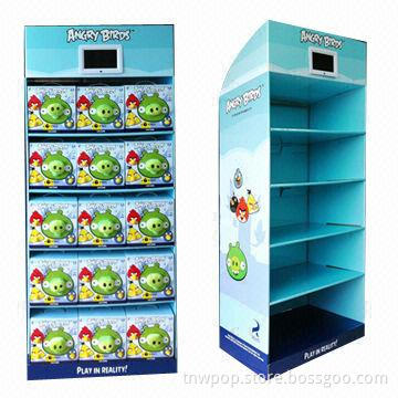 POP Cardboard Displays, present various products together, pre-filled products before ship